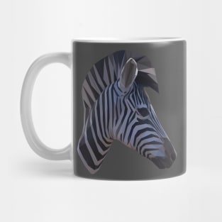 Low Poly Zebra Mug